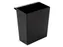 Inzetbak voor vierkante tapse papierbak zwart