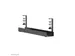 Neomounts ADS07-121BL Kabelgoot - max 5 kg - klembevestiging - univers