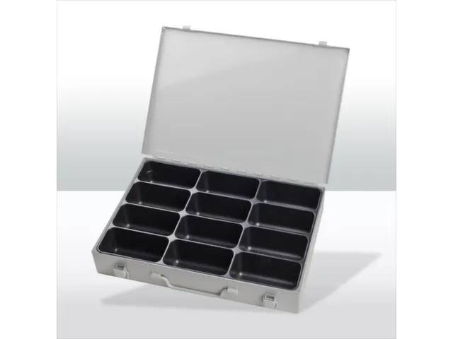 assortimentskoffer,HxBxD 50x335x240mm,12vakken