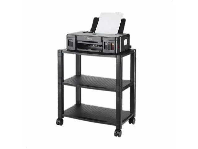 Mobiele Trolley 3 Niveaus 33.6x42.8cm plateau Zwart