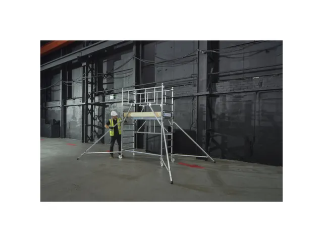 klapsteiger,platform H 1,55m,BxD 1800x600mm,steiger H 2,65m