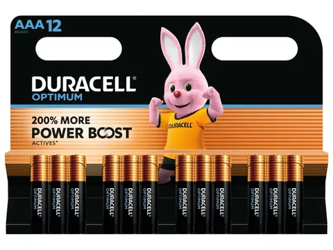 Batterij Duracell Optimum 12xAAA Alkaline 1.5V
