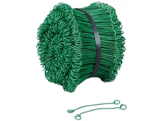 Geplastificeerde snelbinder groen 1,6 mm x 300 mm 1000 Stuks - 1