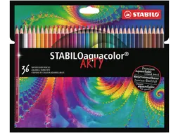 Kleurpotloden STABILO 1636 aquacolor Arty assorti etui à 36 stuks