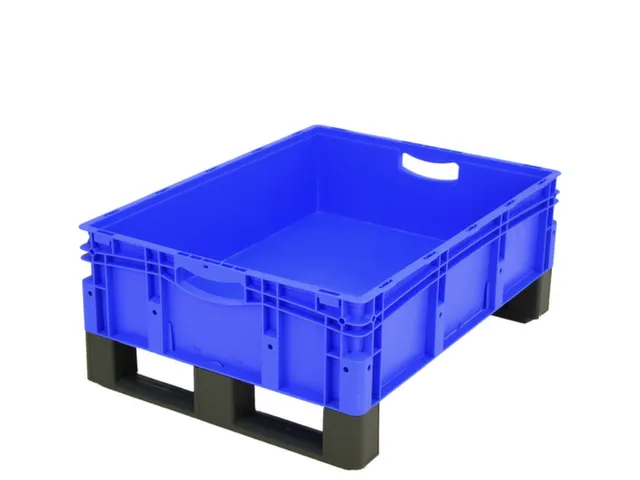 Euronorm Stapelkrat Pp 220x800x600mm 85l Dubbele Bodem Sledepoten