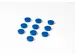 Memomagneten Blauw 25mm Doos 10 stuks
