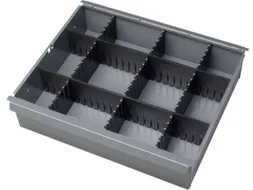 indelingsset,v. werkbank,5vakkenwand,v. front H 130-180mm