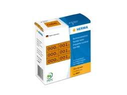 Herma 4807 Nummer Etiketten Bruin