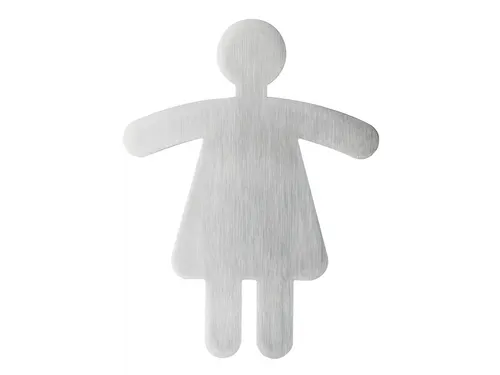 Pictogram Pico Symbool WC Dames RVS