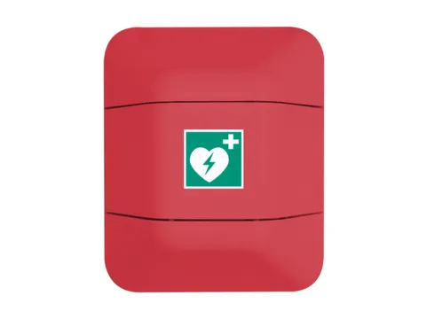 noodgevallenkast,HxBxD 528x434x225mm,leeg/v. 1x defibrillator