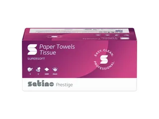 Handdoek Satino 276640 Z-vouw 2-laags 25x23cm 3000 Stuks - 3
