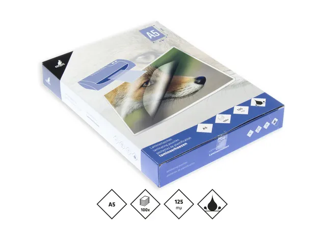 Pochette de plastification Kangaro A5 125 micron 100 flles
