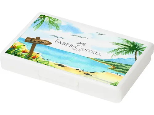 Waterverf Faber-Castell box 12 kleuren en waterpenseel