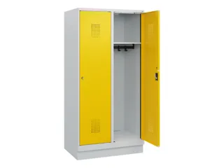 schoollocker,HxBxD 1630x800x500mm,2vak,vak B 400mm,cil.-slot,sokkel - 1