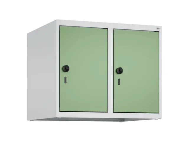 opzetkast,v. locker,2vak.,vak B 300mm,HxBxD 500x600x500mm,draaigrendel