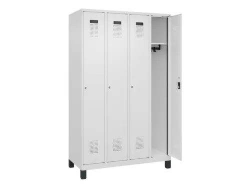 locker,HxBxD 1950x1200x500mm,4vak,vak B 300mm,cil.-slot,voeten
