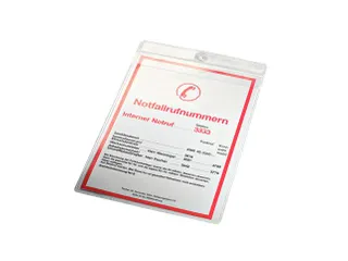 U-map Leitz 4095 A5 met ophangoog 0.20mm PVC transparant - 2