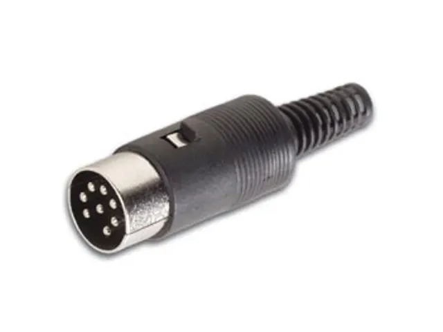 Mannelijke Audio Din Plug - 8P - Zwart