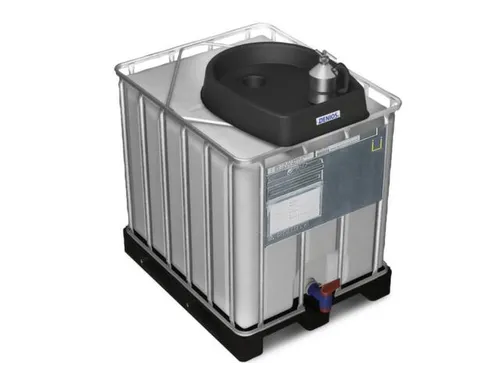 trechter,v. IBC inhoud 600-1000l,PE,vulcapaciteit 30l