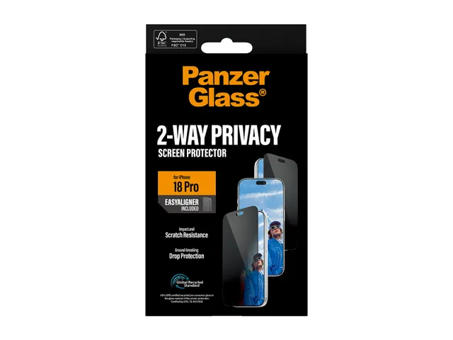 PanzerGlass 2-Way Privacy Screen Protector iPhone 2026 Pro | Ultra-