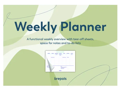 Planner Brepols Weekly planner A4 7d/1p Assorti