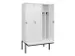 locker voor scheiding van kleding,HxBxD 2120x1200x815mm,3vak