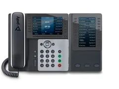 Poly Edge E550 IP-telefoon met PoE-ondersteuning