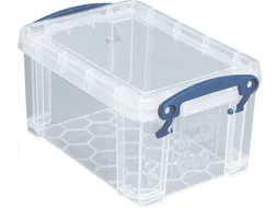 Opbergbox Really Useful 0.7 liter 155x100x80mm transparant wit