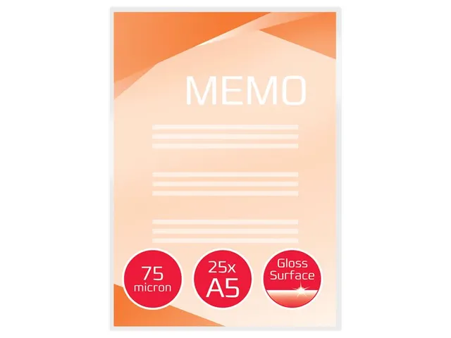 Lamineerhoes Gbc A5 75 micron Glanzend