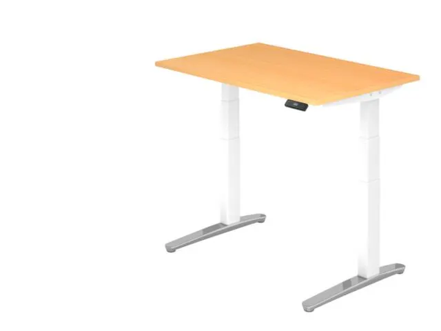 Elektrisch in hgte vst. zit-sta-bureau,HxBxD 650-1290x1200x800mm