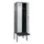 locker met bank,voor scheiding van kleding,HxBxD 2120x600x815mm,2vak