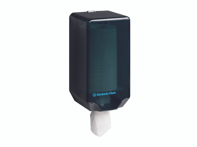 Kimberly-Clark 7905 Professional poetsdoek dispenser combirol zwart | PoetsrollenShop.nl