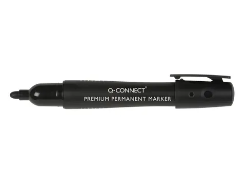 Premium permanent marker, 3 mm, ronde punt, zwart