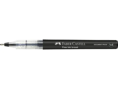 Inktroller Faber-Castell 1.5mm zwart