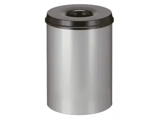 Vlamdovende Papierbak 30 Liter Grijs-Zwart - 1