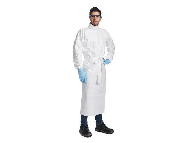 Dupont Tyvek Isoclean IC703 schort, wit, maat XL