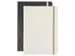 Carnet de notes Pure Croco A5 ligné 2 pces 80gramme 160pages noir et