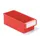 stellingbak,HxBxD 100x132x300mm,PP,rood