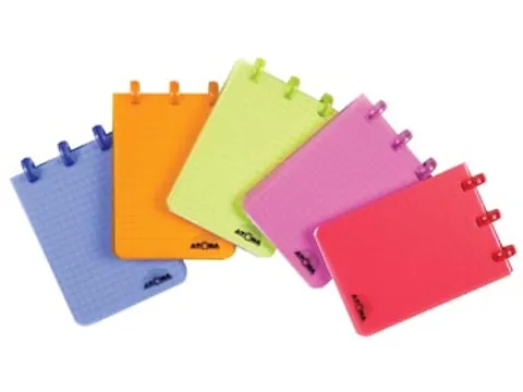 Atoma Notitieboekje Trendy Assorti A7 geruit 5mm