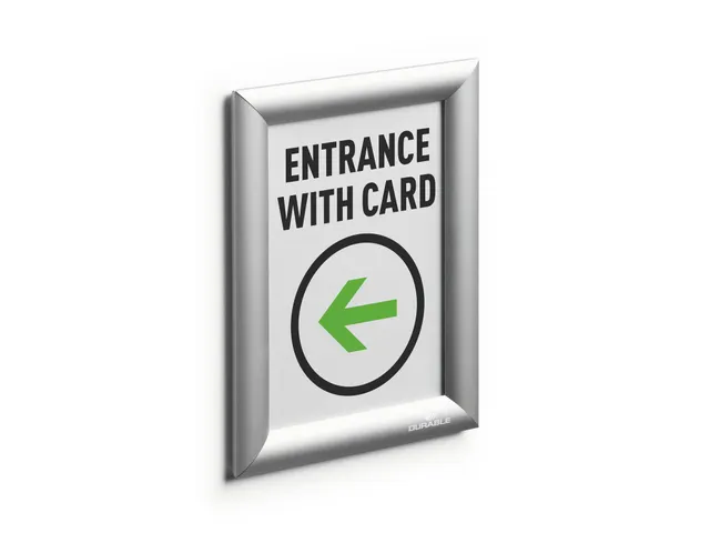 Kliklijst aluminium A5 Zilver