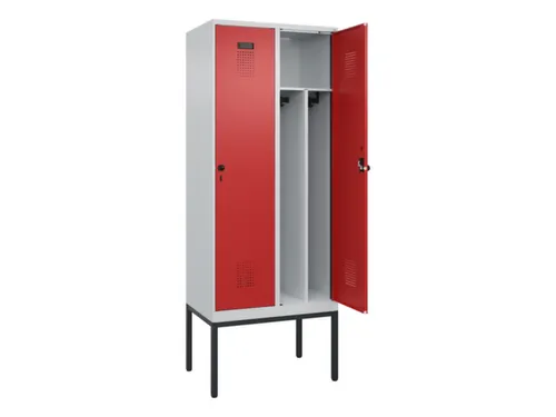 locker voor scheiding van kleding,HxBxD 2120x800x500mm,2vak