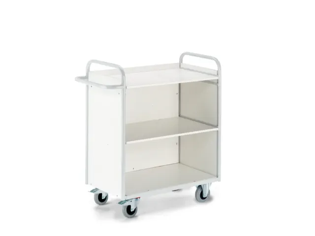 dossierwagen,draagverm. 150kg,3etage(s),laadvl. LxB 1000x490mm,RAL7035