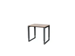Domino Plus Bureau Hoogte Verstelbaar 800x600mm Hav/Kers 25mm Zwart
