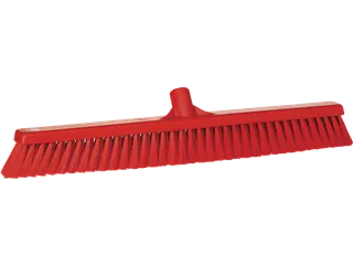 Vikan 31994 zachte brede bezem rood 610mm - 1