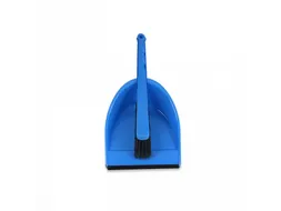 Veegblik met Stoffer Kunststof Blau w