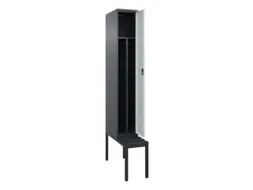 locker met bank,voor scheiding van kleding,HxBxD 2120x300x815mm,1vak