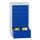 ladekast HxBxD 900x500x500mm 7laden slot RAL7035 front RAL7035