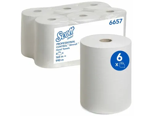 Scott 6657 Slimrol Handdoeken 1-Laags Airflex