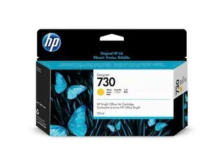 HP 730 130ml Geel DesignJet Inkt Cartridge P2V64A - 1