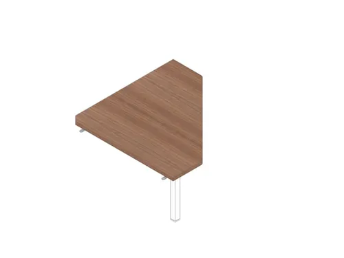 koppelelement voor bureau,90 °,HxBxD 730x840x840mm,v. C-voet